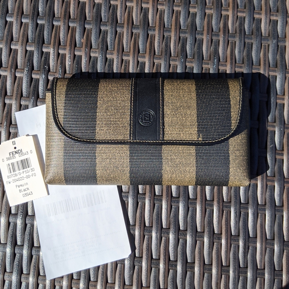 Vintage NEW Deadstock Fendi Pouch Case Peq…